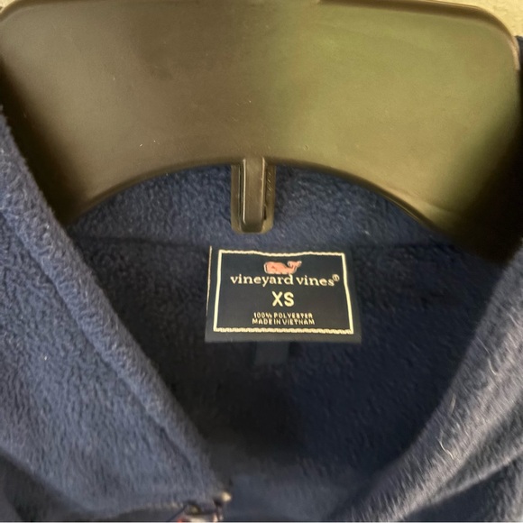 Vineyard Vines Navy Fleece Vest - Picture 3 of 3